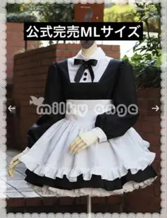 milky ange メイド服 ジェニーミニ ブラック　MLのサムネイル
