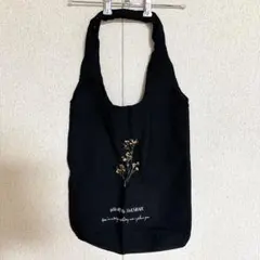 【ほぼ未使用品・美品】SHEIN トートバッグ おしゃれエコバッグ　ブラックのサムネイル