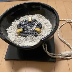 茶道具 炭型電熱器 野々田商店 100v410w 石崎電機製作所 動作確認 茶道具 炭型電熱器 野々田商店 100v410w 石崎電機製作所 動作確認