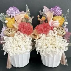 1対♡プリザーブドフラワー♡仏花♡アレンジ♡お供え花♡ケースなし