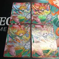 ワンピースカード　キャロット　SR SP パラレル 4枚 ボニーデッキパーツ