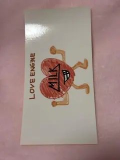 M!LK LOVE ENG!NE ステッカー