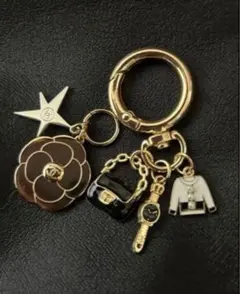 CHANEL シャネル VIP ノベルティ カメリア バッグチャーム 未使用