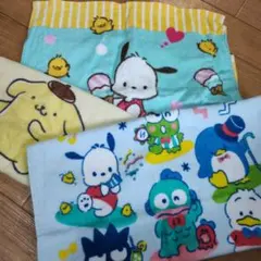 サンリオ キャラクターズ ウォッシュタオル 3枚のサムネイル