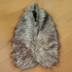 美品！INGNI イング ファーショール ファーマフラー クリップ付き