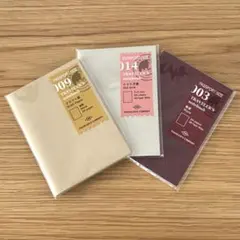 トラベラーズノート　パスポートサイズ　リフィル　3冊セット