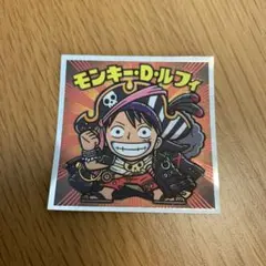 ワンピースマンチョコ RED ビックリマンシール モンキー・D・ルフィ