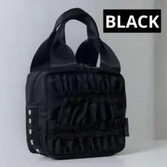 Ageha リボン付き リュック バックパック ブラック - メルカリ