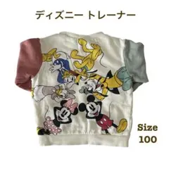 ディズニー 裏起毛 キッズトレーナー 100サイズ