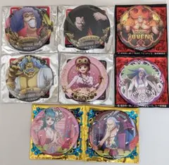 ワンピース麦わらストア　缶バッジ8個　輩缶バッジ　ドでか缶バッジ等