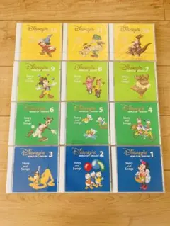 【美品】DWE ディズニー英語システム Story and Songs CD