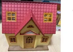 【人形+α】はじめてのシルバニアファミリー DH-04　と人形2体冷蔵庫付き