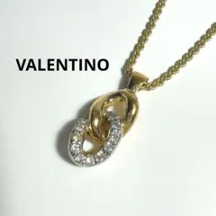 カ*ヤ様 VALENTINO バレンティノ ゴールド チェーン ネックレス ストのサムネイル