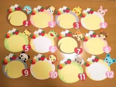お誕生日表　通年　壁面飾り　保育園　幼稚園　学童保育