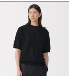MUJI LABO 和紙混半袖クルーネックセーター - メルカリ