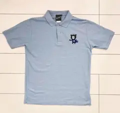 BEAMS T クマ刺繍 ポロシャツ L