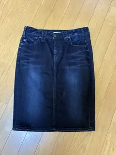 YANUK ヤヌーク　デニムタイトスカート Sサイズ　イディゴ