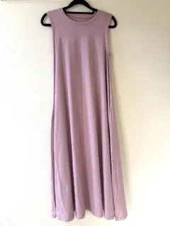 ベースメントオンライン　ノースリーブカットソーワンピース
