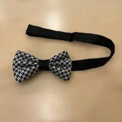 黒白パターン 蝶ネクタイ