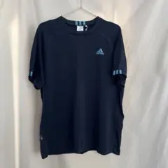 adidas アディダス CLIMALITE 半袖 Tシャツ ネイビー O