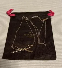 katespadeリボンモチーフ ロングネックレス　 ケイトスペード