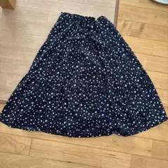 ♥GU【150cm】花柄ティアードスカート