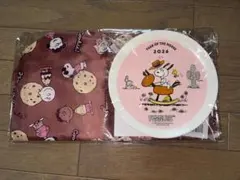 【限定品・新品・未開封】PEANUTS スヌーピープレート ＆ エコバッグセット