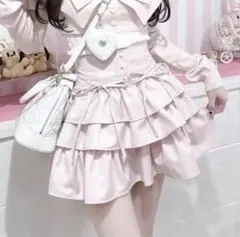本日限定値下】ハニミュ ハニーミュウ ツイードティアードフリル
