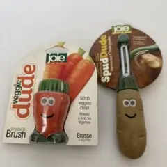 【未使用品】joie ポテトピーラー&キャロットベジタブルブラシのサムネイル
