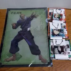 呪術廻戦 伏黒恵 メカ丸 等 アクリルキーホルダー クリアファイル ４点セット