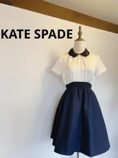 【美品】KATE SPADE 襟付きワンピース151