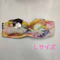 ★SALE★【新品未使用】カラフル柄チューブトップＬサイズのサムネイル