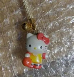 ハローキティ バスケットボール ストラップ　部活　バスケ部