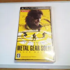 PSP メタルギアソリッド ピースウォーカー　パッケージ 説明書付