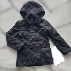 gap kids アウター　ジャンバー　キルティング　黒　140