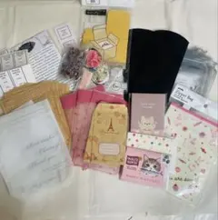 ギフト袋とメッセージカードとシール　大量まとめ売り