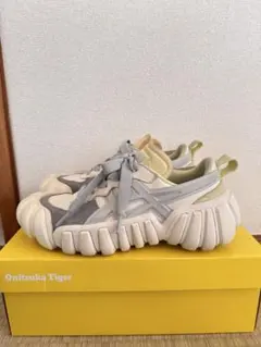 オニツカタイガー デンティグレ LS クリーム/グレイシャーグレー 25.5cm