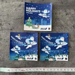 ANA クリスマスステッカー3枚