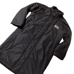 OAKLEY 裏ボア 中綿 ベンチコート 黒 S キッズ