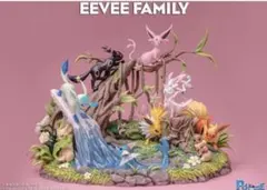 海外製　ポケモン EEVEE FAMILY フィギュア ジオラマ