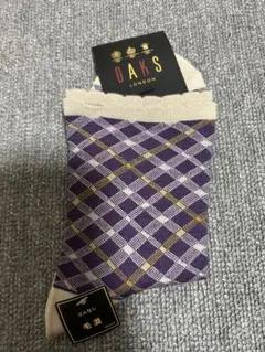 DAKS チェック柄ソックス 22-24cm
