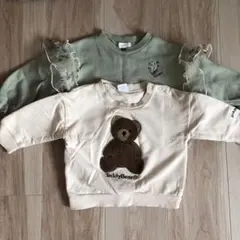 裏毛トップス　80 90