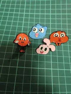 おかしなガムボール　ピンバッジ　ピンズ　ダーウィン　ワタソン　アナイスのサムネイル