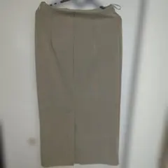 ユニクロ　ストレッチダブルフェイスナロースカート M