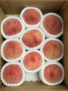 山形の桃 「あかつき」2.2kg(箱込み)9玉のサムネイル