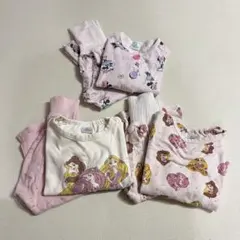 ディズニープリンセス 長袖パジャマセット 100cm
