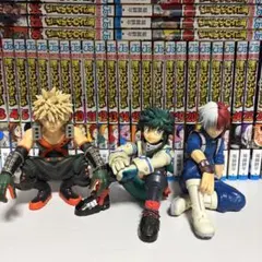 僕のヒーローアカデミア 緑谷出久 爆豪勝己 轟焦凍 フィギュア3体セット
