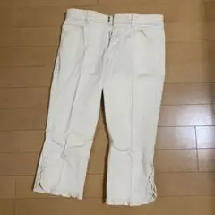 ジルスチュアート　サブリナパンツ膝下　6分丈　フリル