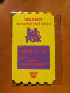 2025年最新】vaundy チケットカードの人気アイテム - メルカリ