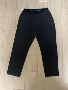 【Vin】テーパードパンツ　スラックス　ダークグレー　裏起毛